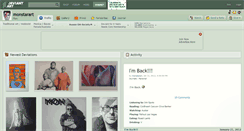 Desktop Screenshot of monstarart.deviantart.com