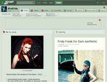 Tablet Screenshot of divafrida.deviantart.com