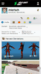 Mobile Screenshot of mierisch.deviantart.com