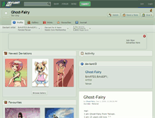 Tablet Screenshot of ghost-fairy.deviantart.com