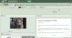 Desktop Screenshot of chuckfx.deviantart.com