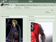 Tablet Screenshot of kingscar.deviantart.com