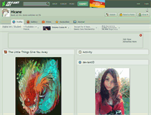 Tablet Screenshot of hicane.deviantart.com