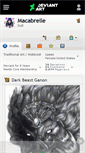 Mobile Screenshot of macabrelle.deviantart.com