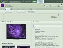 Tablet Screenshot of dr-morph.deviantart.com