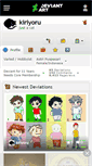 Mobile Screenshot of kiriyoru.deviantart.com