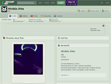 Tablet Screenshot of mindala-jinka.deviantart.com