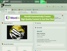 Tablet Screenshot of albear84.deviantart.com