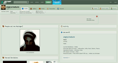 Desktop Screenshot of angrycreature.deviantart.com