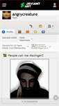 Mobile Screenshot of angrycreature.deviantart.com