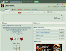 Tablet Screenshot of chaotic-oasis.deviantart.com