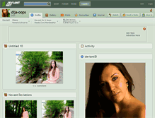Tablet Screenshot of dija-oops.deviantart.com