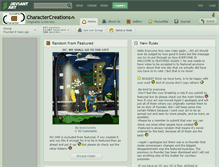 Tablet Screenshot of charactercreations.deviantart.com
