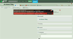 Desktop Screenshot of an-unsure-thing.deviantart.com