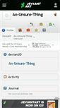 Mobile Screenshot of an-unsure-thing.deviantart.com