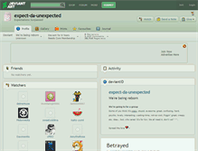 Tablet Screenshot of expect-da-unexpected.deviantart.com