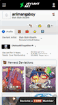Mobile Screenshot of animangaboy.deviantart.com