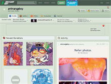 Tablet Screenshot of animangaboy.deviantart.com