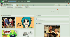 Desktop Screenshot of gorillaz1819.deviantart.com