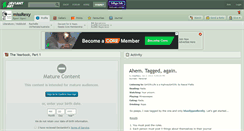 Desktop Screenshot of missrexy.deviantart.com