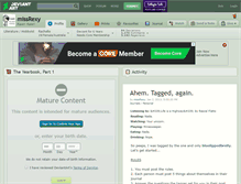 Tablet Screenshot of missrexy.deviantart.com