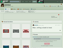 Tablet Screenshot of bushnak.deviantart.com
