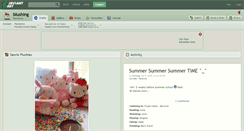 Desktop Screenshot of blushing.deviantart.com