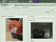 Tablet Screenshot of mirver.deviantart.com