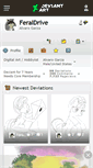 Mobile Screenshot of feraldrive.deviantart.com
