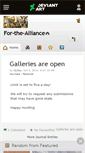 Mobile Screenshot of for-the-alliance.deviantart.com