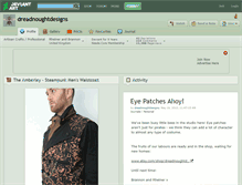 Tablet Screenshot of dreadnoughtdesigns.deviantart.com