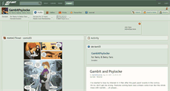 Desktop Screenshot of gambitpsylocke.deviantart.com