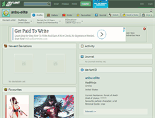 Tablet Screenshot of anbu-elite.deviantart.com
