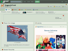Tablet Screenshot of dragongirlyumi.deviantart.com