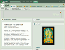 Tablet Screenshot of orloch.deviantart.com