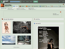 Tablet Screenshot of ladylolitas.deviantart.com