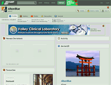 Tablet Screenshot of alisonblue.deviantart.com