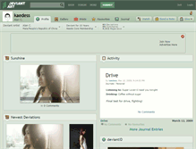 Tablet Screenshot of kaedess.deviantart.com