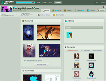 Tablet Screenshot of fantasy-makers-of-da.deviantart.com