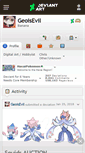 Mobile Screenshot of geoisevil.deviantart.com