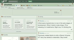 Desktop Screenshot of j0hnnymouse.deviantart.com