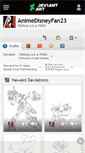 Mobile Screenshot of animedisneyfan23.deviantart.com