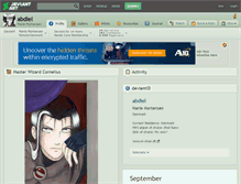 Tablet Screenshot of abdiel.deviantart.com
