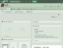 Tablet Screenshot of lanki.deviantart.com