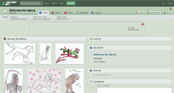 Desktop Screenshot of darkness-no-danna.deviantart.com