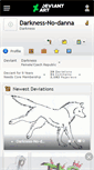 Mobile Screenshot of darkness-no-danna.deviantart.com