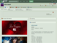 Tablet Screenshot of ebulwiasek.deviantart.com