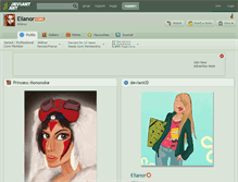 Tablet Screenshot of elianor.deviantart.com
