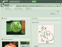 Tablet Screenshot of kayu05.deviantart.com