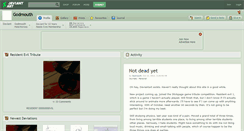 Desktop Screenshot of godmouth.deviantart.com